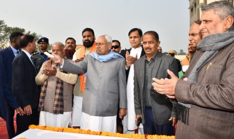 प्रगति यात्रा के तहत मुख्यमंत्री नीतीश कुमार आज समस्तीपुर में 500 करोड़ से अधिक योजनाओं का किये उद्घाटन और शिलान्यास