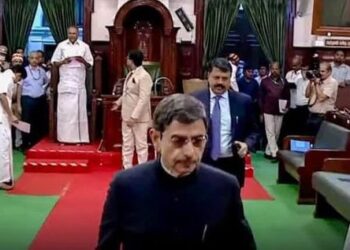 राष्ट्रगान के अपमान से नाराज राज्यपाल आरएन रवि सदन को संबोधित करने से किया इनकार