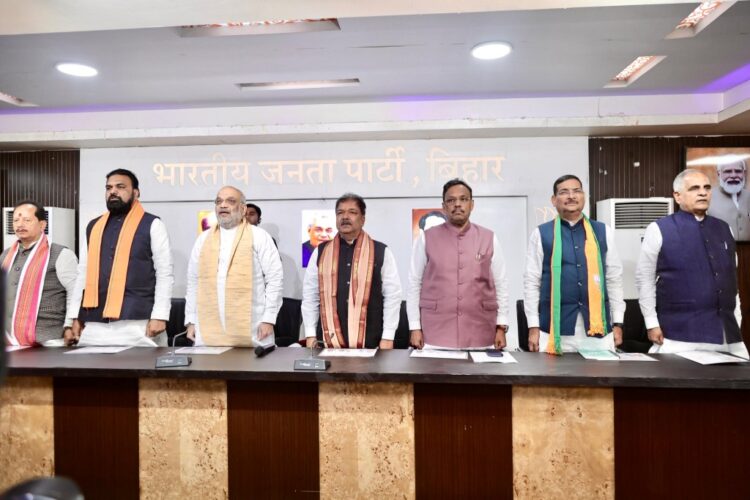 अमित शाह ने एनडीए की जीत सुनिश्चित करने का दिया मंत्र ………….