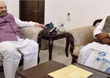 दिल्ली में अमित शाह से जीतन राम मांझी की मुलाकात……….