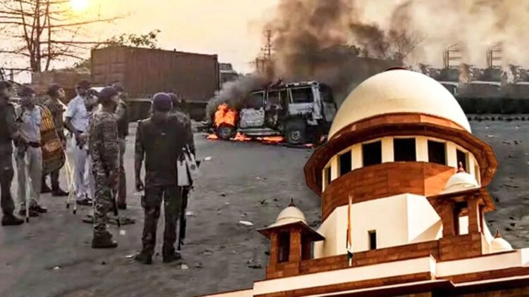 प. बंगाल में राष्ट्रपति शासन की मांग……..