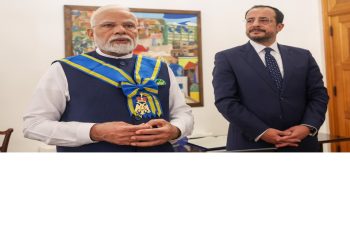 प्रधानमंत्री नरेंद्र मोदी को साइप्रस ने दिया अपना सर्वोच्च नागरिक सम्मान, पीएम मोदी बोले- ये 140 करोड़ भारतियों का सम्मान