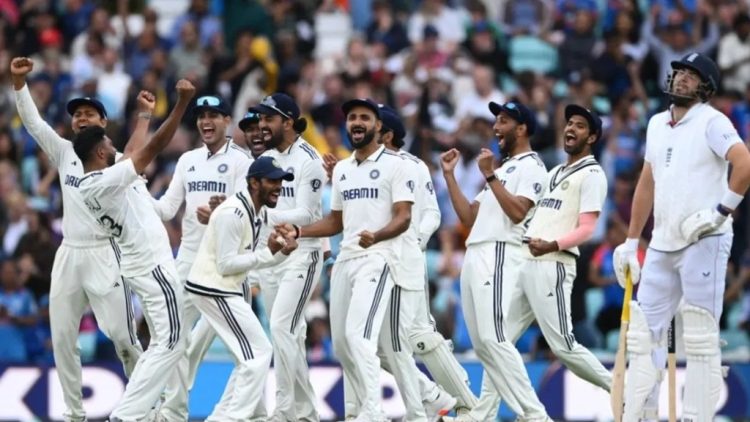 सांसें रोक देने वाले ओवल टेस्ट में भारत ने इंग्लैंड को 6 रन से हराया,एंडरसन-तेंदुलकर ट्रॉफी को टीम इंडिया ने 2-2 से ड्रॉ