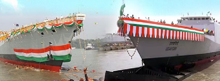 समुद्र में बढ़ेगी भारत की ताकत: नौसेना में शामिल होंगे अत्याधुनिक युद्धपोत उदयगिरि और हिमगिरि………