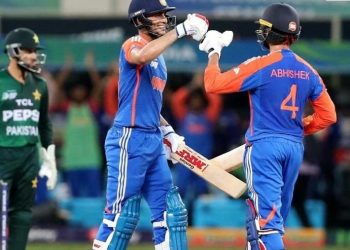 रोमांच और जोश से भरपूर मैच में भारत ने 6 विकेट से पाकिस्तान को हराया………….