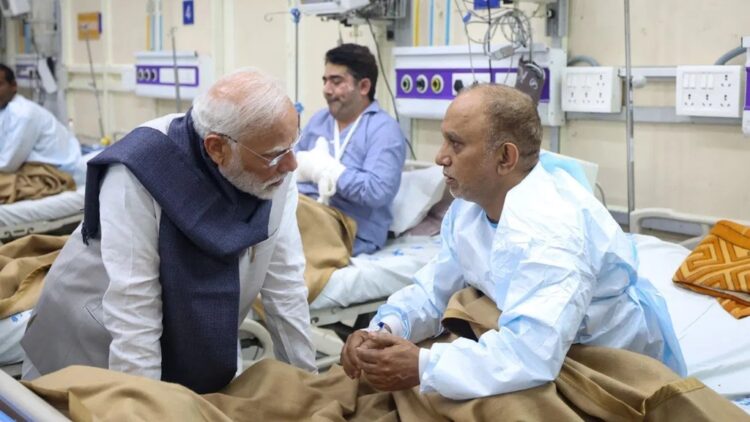 भूटान से लौटते ही LNJP अस्पताल पहुंचे पीएम मोदी, ब्लास्ट में हुए घायलों से की मुलाकात