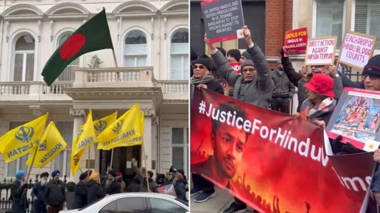 बांग्लादेश में जारी हिंसा की गूंज अब लंदन तक………