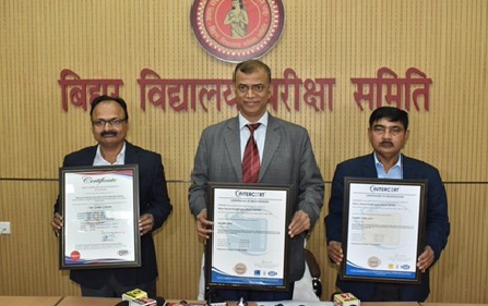 बिहार विद्यालय परीक्षा समिति को मिला ISO सर्टिफिकेट………..