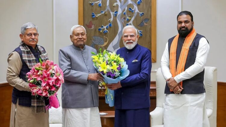 दिल्ली दौरे पर सीएम नीतीश कुमार पीएम नरेंद्र मोदी और गृह मंत्री अमित शाह से किये मुलाकात…………