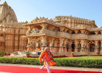 सोमनाथ में पीएम मोदी: मंदिर में 72 घंटों का ओंकार जाप , शौर्य यात्रा में लेंगे भाग …………