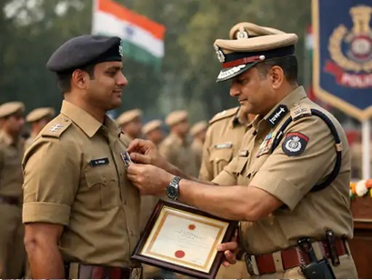 गणतंत्र दिवस पर 982 पुलिस कर्मियों को सेवा मेडल