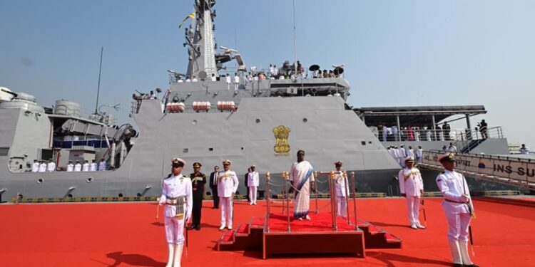 राष्ट्रपति द्रौपदी मुर्मू अंतर्राष्ट्रीय फ्लीट रीव्यू 2026 में शामिल………..