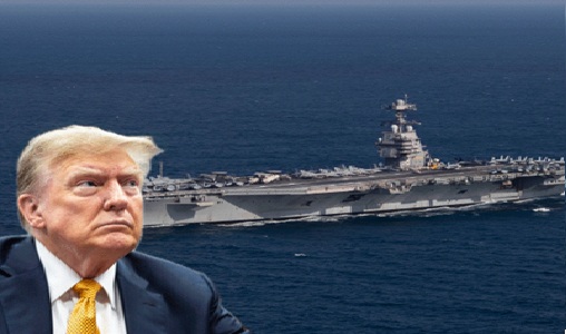 ट्रम्प ने दुनिया के सबसे बड़े युद्धपोत को मिडिल-ईस्ट क्यों भेजा ………….