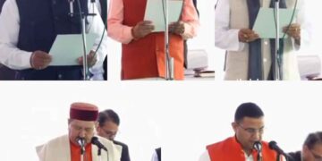 धामी कैबिनेट का हुआ विस्तार, पांच मंत्रियों ने ली शपथ…………
