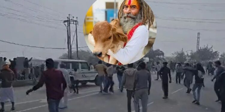 ईद पर मथुरा में बवाल , सेना की टुकड़ी ने संभाला मोर्चा