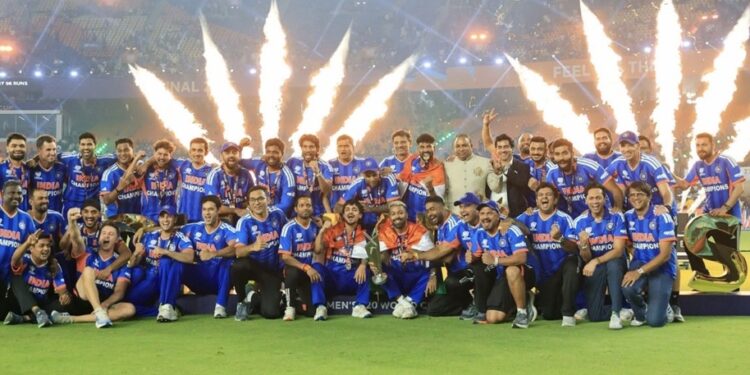 भारत तीसरी बार बना टी20 विश्वकप चैंपियन ,टी20 विश्व कप जीतते ही बना दिए 3 नए विश्व रिकॉर्ड………………