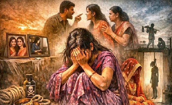 ‘पारिवारिक समस्या’ इन दो शब्दों की आड़ में छिपा है भारतीय समाज का स्याह चेहरा……………………