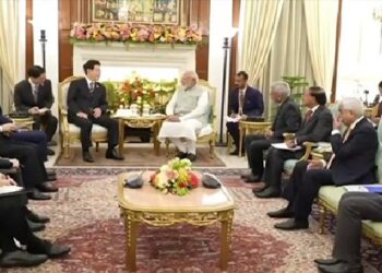 दक्षिण कोरिया के राष्ट्रपति ली जे म्युंग का भारत दौरे,  हैदराबाद हाउस में  PM मोदी से आज हुई अहम मुलाकात, मेगा डील तय