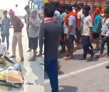 भरत तिवारी के एनकाउंटर पर पुलिस के खिलाफ आरा में भारी जनाआक्रोश…….