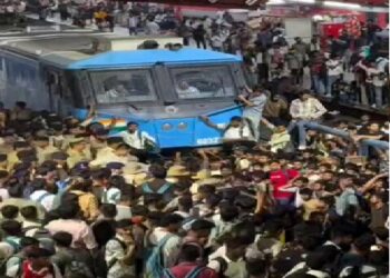 पाटलिपुत्र जंक्शन पर पुलिस पर हमला, रेलवे ट्रैक पर बवाल प्लांड था !