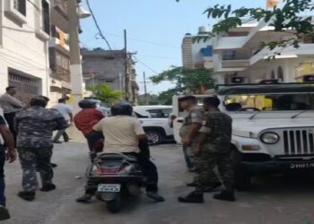 रांची में RSS ऑफिस पर पेट्रोल बम से हमला………………