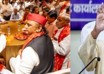 यूपी में बिछने लगी चुनावी बिसात………….
