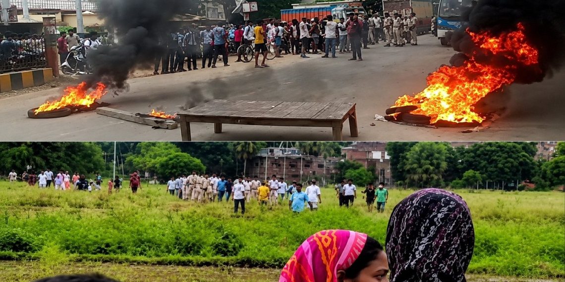 पटना में पूर्व मुखिया संजय यादव की हत्या पर भारी बवाल…………