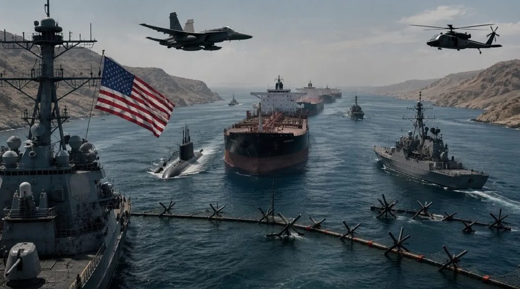 होर्मुज में आज से अमेरिकी नाकाबंदी शुरू………