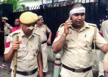 CJP प्रदर्शन में घायल पुलिसकर्मियों के परिजनों का दर्द…………..