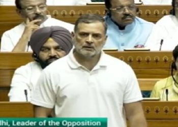 संसद का मानसून सत्र: राहुल गांधी के भाषण में ‘अंधभक्त’ शब्द पर बवाल ,संसदीय कार्य मंत्री ने जताई आपत्ति