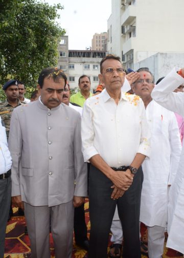 स्वतंत्रता दिवस पर बिहार राज्य धार्मिक न्यास पर्षद कार्यालय में देशभक्ति का उत्साह