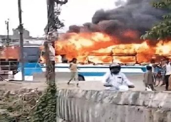 पटना में तेज रफ्तार बस का कहर ,घटनास्थल पर मौत के बाद भड़का आक्रोश…..