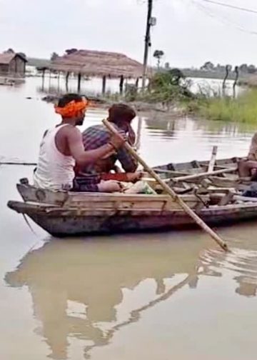 नेपाल में भारी बारिश का असर, गंडक बराज से छोड़ा गया 2.30 लाख क्यूसेक पानी
