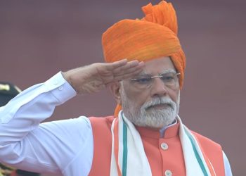 कल 13वीं बार लाल किले पर राष्ट्रीय ध्वज फहरायेंगे प्रधानमंत्री नरेंद्र मोदी…………..